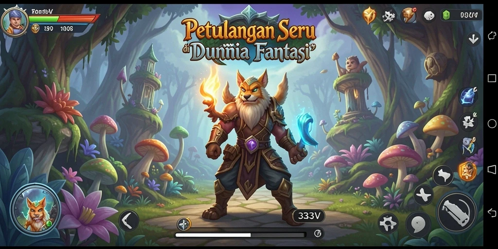Screenshot gameplay 333V yang menampilkan aksi petualangan seru.