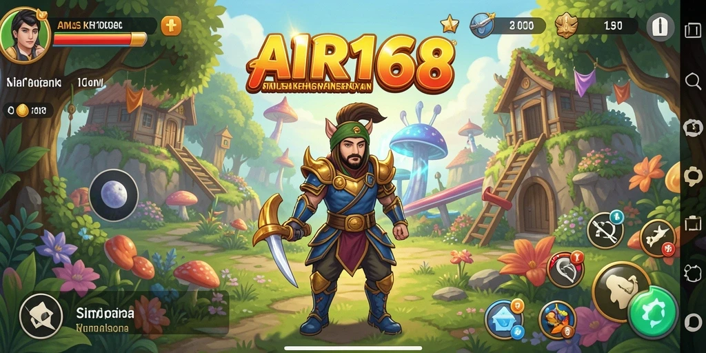 Tampilan gameplay AIR168 dengan aktivitas simulasi menarik.