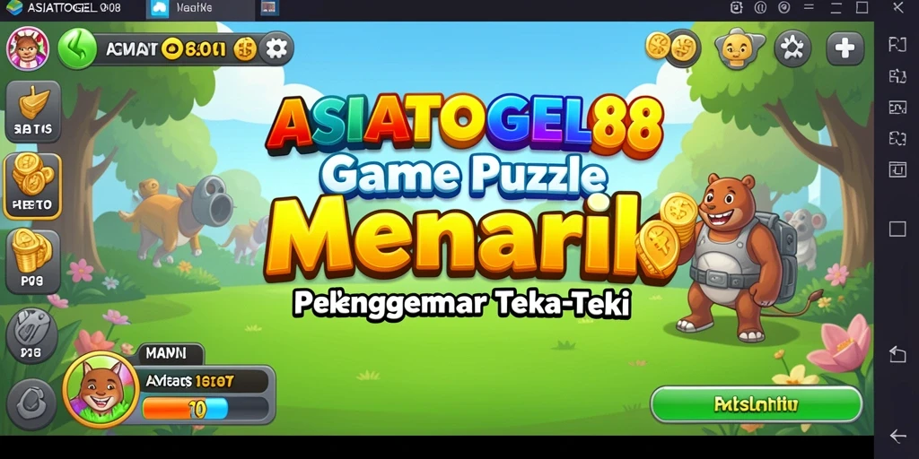 Tampilan menarik gameplay ASIATOGEL88 dengan berbagai puzzle menantang.