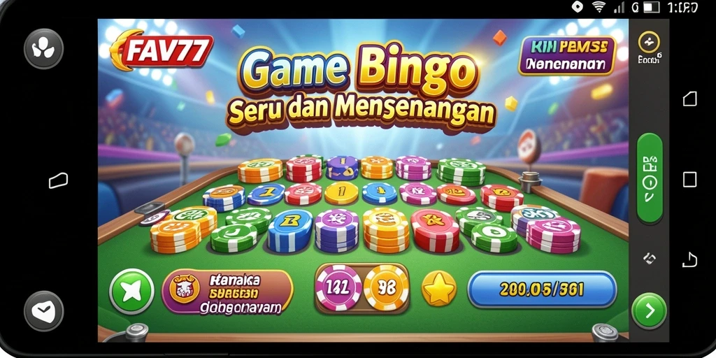 Gameplay seru dengan berbagai kartu Bingo di FAV77.