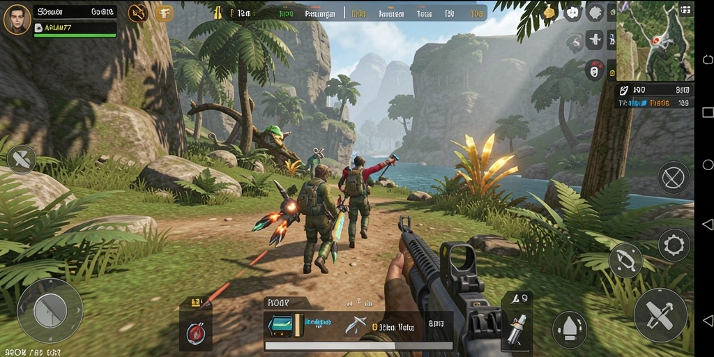 Screenshot gameplay menampilkan aksi mendebarkan di JARUM77.