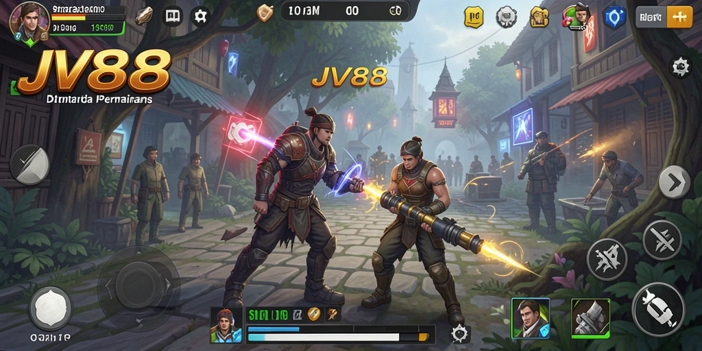 Screenshot gameplay JV88 yang menampilkan strategi dan aksi seru.