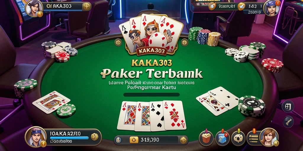 Gameplay menarik poker di KAKA303 dengan banyak pilihan permainan.