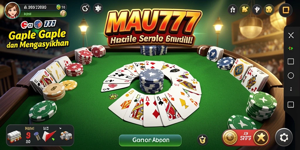Tampilan gameplay seru dan kompetitif di MAU777.
