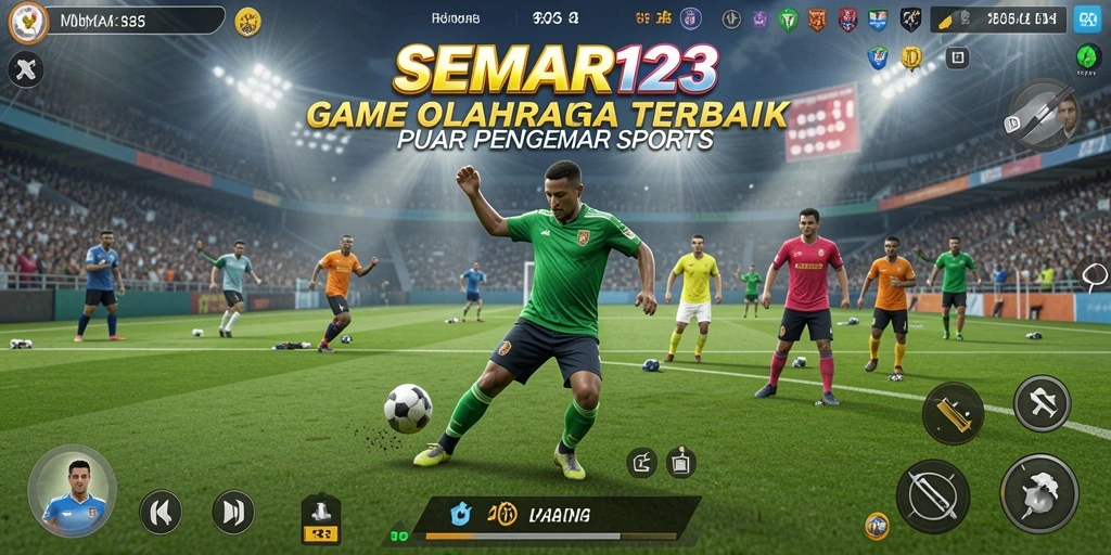 Screenshot dari gameplay seru dalam SEMAR123 yang penuh aksi olahraga.